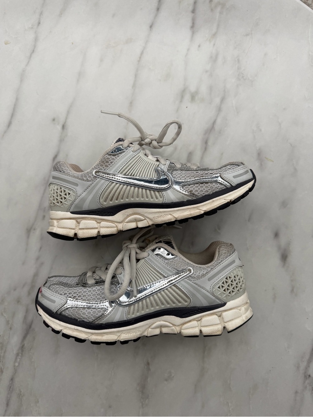 Nike Women's Zoom Vomero 5 Silver Sneakers